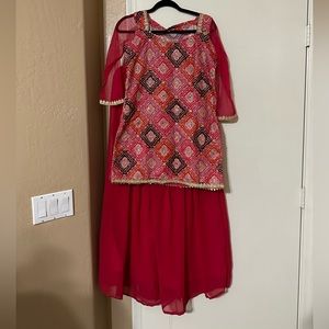 Sharara palazzo suit